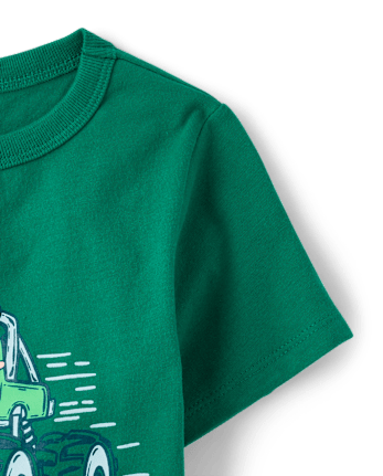 Baby And Toddler Boys St. Patrick's Day Truck Graphic Tee