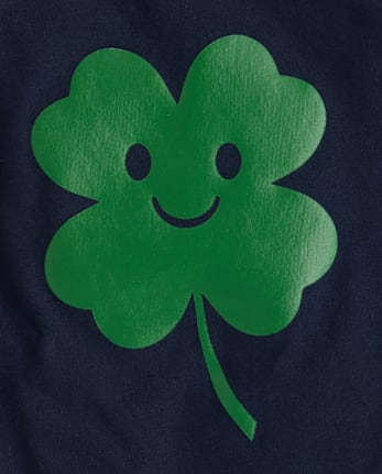 Baby And Toddler Boys St. Patrick's Day Happy Clover Graphic Tee