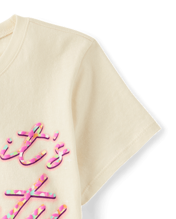 Girls Party Time Graphic Tee