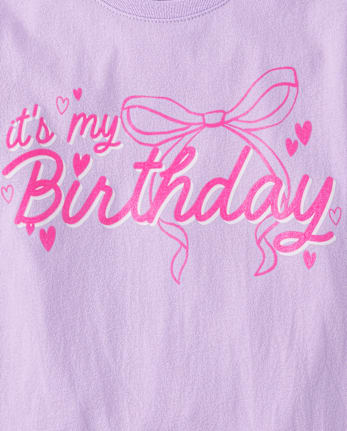 Girls It's My Birthday Graphic Tee