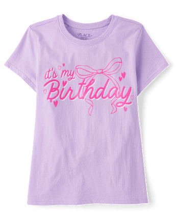 Girls It's My Birthday Graphic Tee