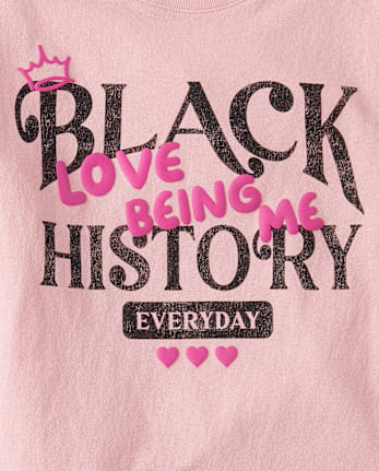 Girls Black History Graphic Tee