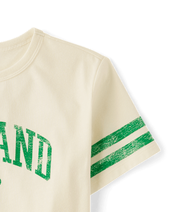Girls St. Patrick's Day Ireland Relaxed Graphic Tee