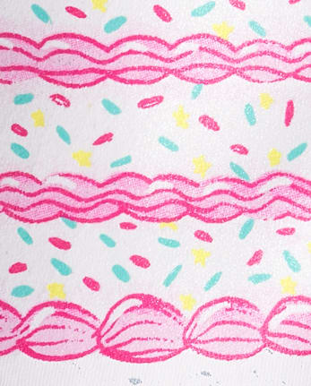 Baby And Toddler Girls Birthday Cake Graphic Tee