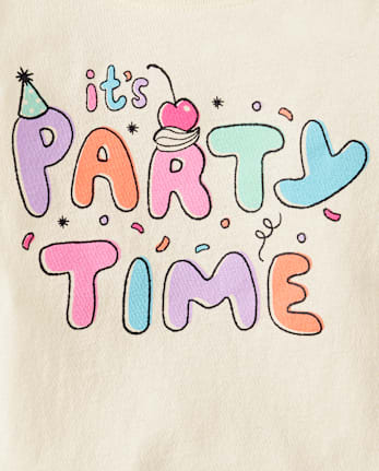 T-shirt graphique d'anniversaire pour bébés et petites filles