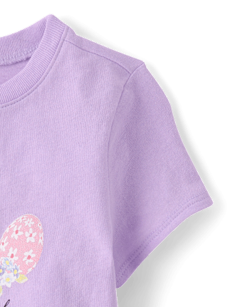 Baby And Toddler Girls Easter One Cute Chick Graphic Tee