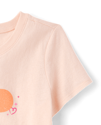 Baby And Toddler Girls 5 Birthday Graphic Tee