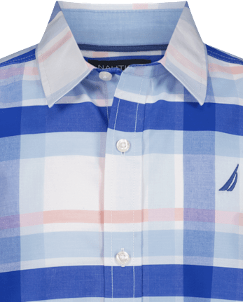 Boys NauticaÂ®Â Plaid Button Up Shirt