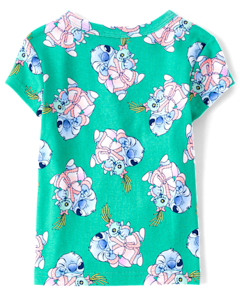 Baby And Toddler Girls Stitch™ Snug Fit Cotton Pajamas