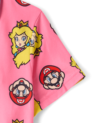 Pyjama à boutons pour filles Super Mario™ Princesse Peach