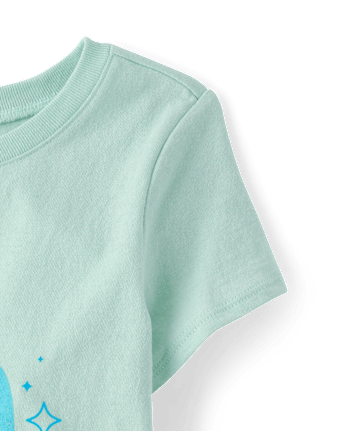 Baby And Toddler Girls 4 Birthday Graphic Tee