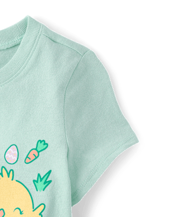 Baby And Toddler Girls  Easter Chick Graphic Tee