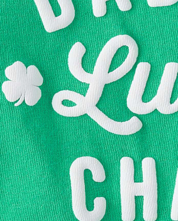 Baby And Toddler Girls St. Patrick's Day Daddy's Lucky Charm Graphic Tee