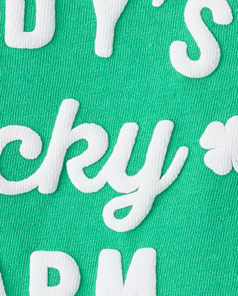 Baby And Toddler Girls St. Patrick's Day Daddy's Lucky Charm Graphic Tee