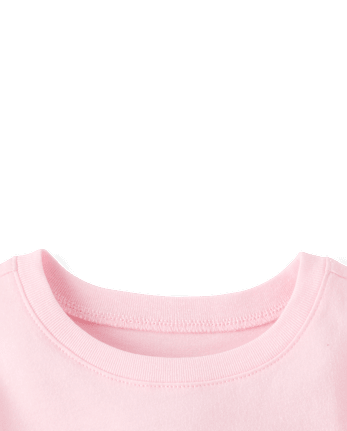 Baby And Toddler Girls Easter Bunny Floral  Graphic Tee