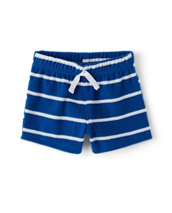 Baby Boys Striped Terry 3-Piece Playwear Set