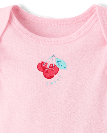 Baby Girls Cherry Bodysuit 5-Pack