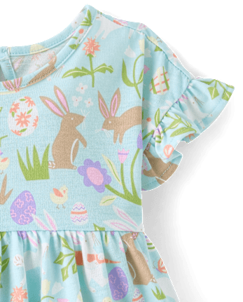 Baby Girls Easter Bodysuit Dress