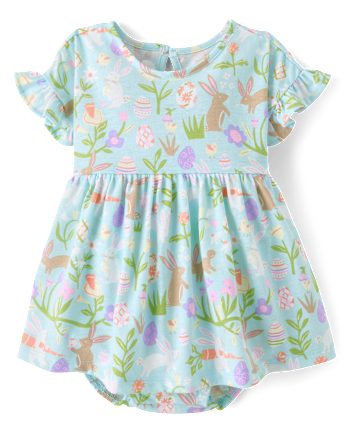 Baby Girls Easter Bodysuit Dress