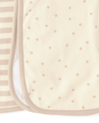 Baby Star Bib And Burp Cloth 6-Piece Set