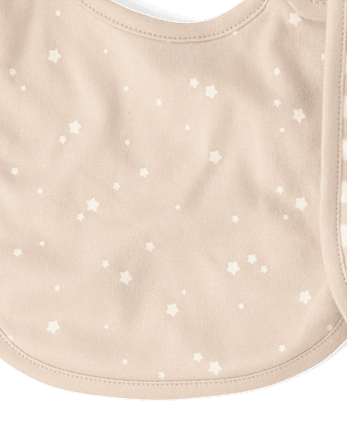 Baby Star Bib And Burp Cloth 6-Piece Set