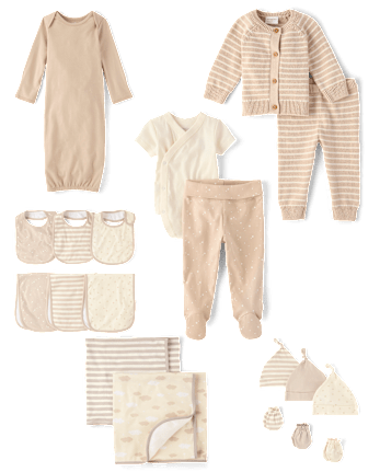 Baby Star Hat And Mittens 6-Piece Set