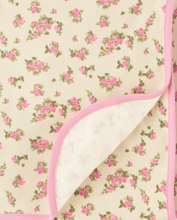 Baby Girls Floral Swaddle Blanket 2-Pack