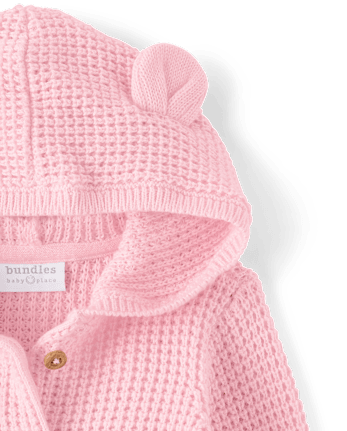 Baby Girls Bear Cardigan