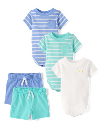 Baby Boys Striped Bodysuit 3-Pack