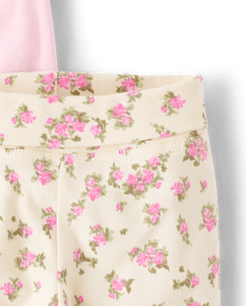 Baby Girls Floral 2-Piece Outfit Set