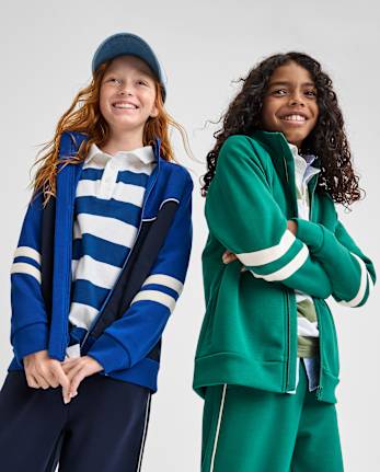 Kids Contrast Scuba Track Jacket