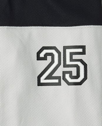 Boys Quick Dry Colorblock Mesh Football Jersey