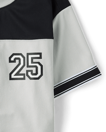 Boys Quick Dry Colorblock Mesh Football Jersey