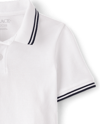 Polo en piqué souple pour garçons