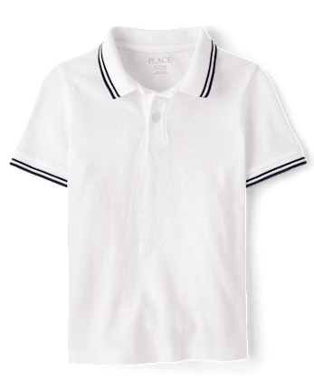 Boys Tipping Soft Pique Polo