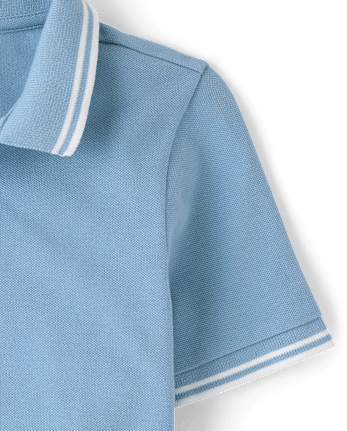 Polo en piqué souple pour garçons