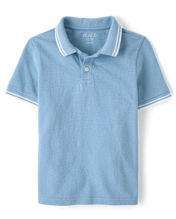Boys Tipping Soft Pique Polo