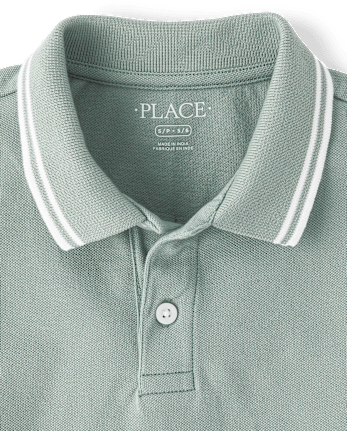Boys Tipping Soft Pique Polo