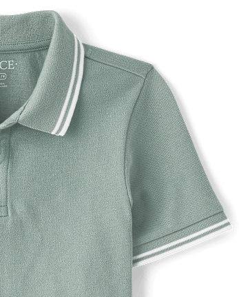 Boys Tipping Soft Pique Polo