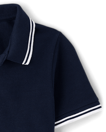 Boys Tipping Soft Pique Polo