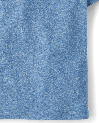 Boys Marled Henley Top