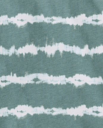 Boys Tie Dye Striped Tee