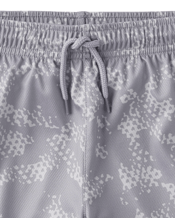 Short de sport en maille imprimée à séchage rapide pour enfants