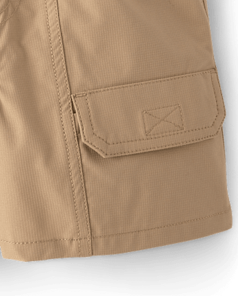 Short cargo garçon à séchage rapide en tissu ripstop