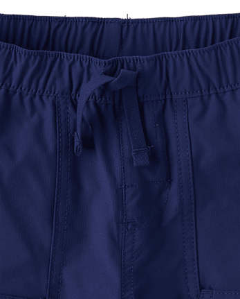 Short cargo garçon à séchage rapide en tissu ripstop