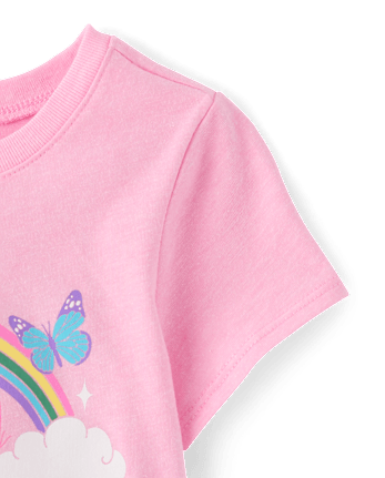 Baby And Toddler Girls St. Patrick's Day Lucky Girl Graphic Tee