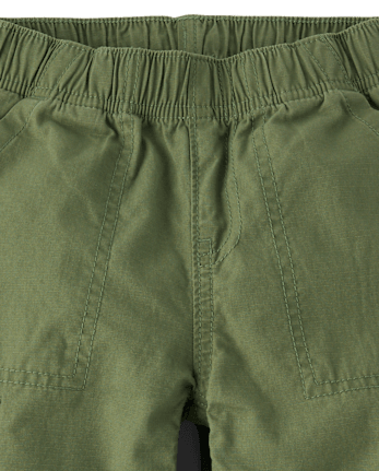 Boys Ripstop Baggy Pull On Cargo Pants