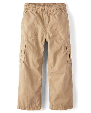 Boys Ripstop Baggy Pull On Cargo Pants