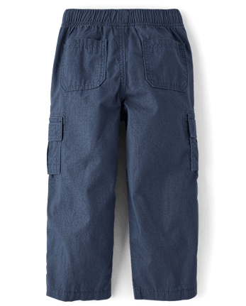 Boys Ripstop Baggy Pull On Cargo Pants