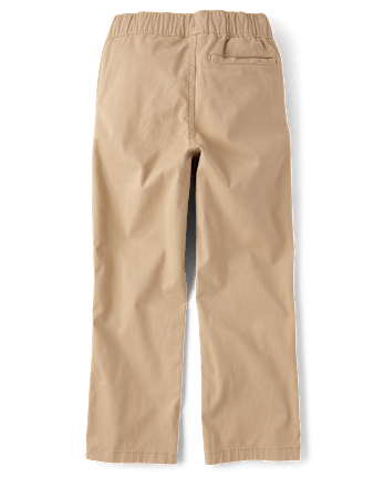 Boys Pull On Straight Chino Pants